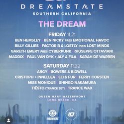 Selling (1) VIP Saturday Portion Of Dreamstate Wristband 