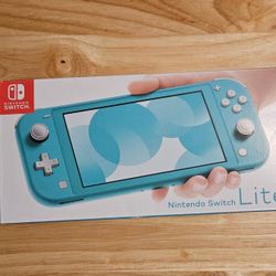 Nintendo Switch Lite Turquoise New Sealed