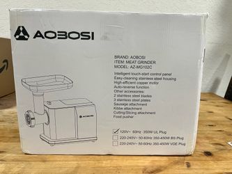 AAOBOSI Meat Grinder Electric 3000W Max with Touch  Screen,
