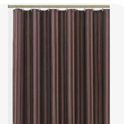 Biscanebay Shower Curtain Liner Brown 72x72 New
