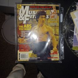 2009 Muscle and fitness magazine, Bruce Lee.