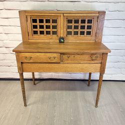 ATQ Oak Buffet Desk As-Is