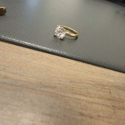 2.5ct Diamond, 6g Solid Gold Engagement Ring