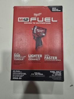 Milwaukee M12 fuel 3/8 Stubby Impact wrench (Tool only)