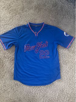 Men’s Juan Soto New York Mets Blue Jersey NEW Size Large