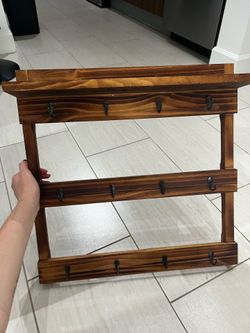 Coffee mug hanging rack
