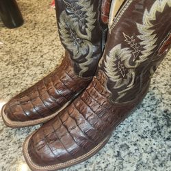 Mens Lucchese Hornback Boots 12 2e