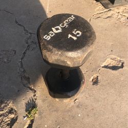 1 15lbs Dumbell 