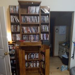 VHS And DVDs And Two Dvd And VHS Combo 