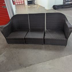 Modern Wicker 3pc Set 