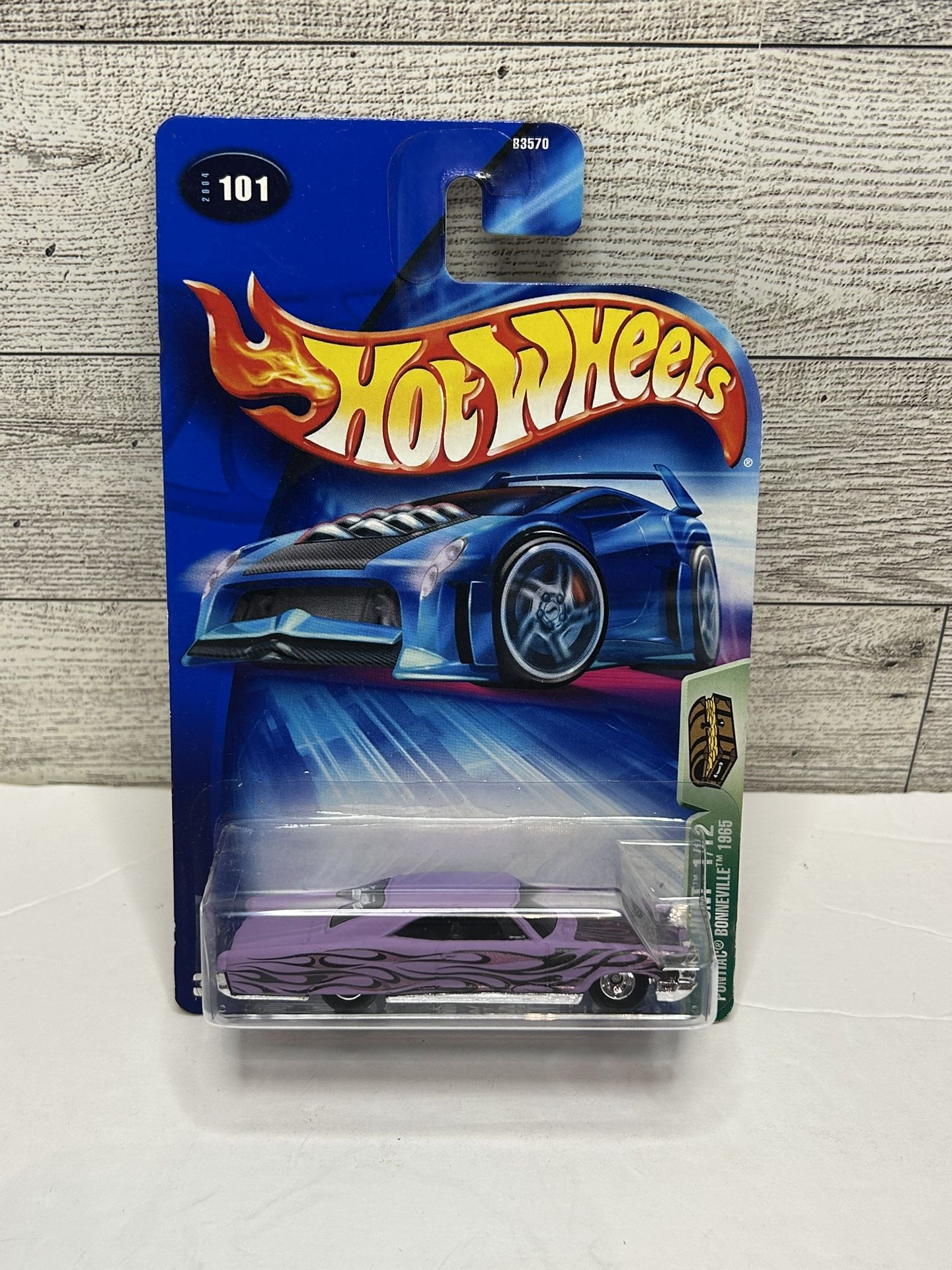 Vintage Hot Wheels Purple ‘2003 Pontiac Bonneville / Super Treasures Hunts • Die Cast Metal • Made in Malaysia
