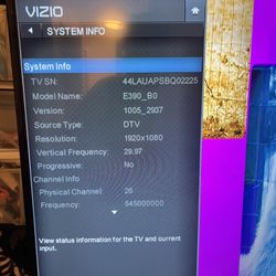 Vizio 39 Inch TV