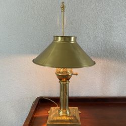 1970s ORIENT EXPRESS PARIS-ISTANBUL BRASS TABLE LAMP