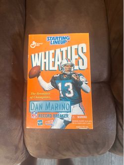 Dan Marino Wheaties Cereal Box (Collectable)