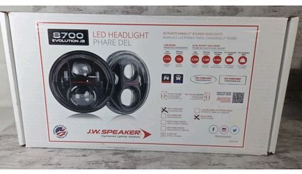 J.W. Speaker 8700 Evolution J2 LED Headlights (Set of 2 BRAND NEW (original Packaging) 