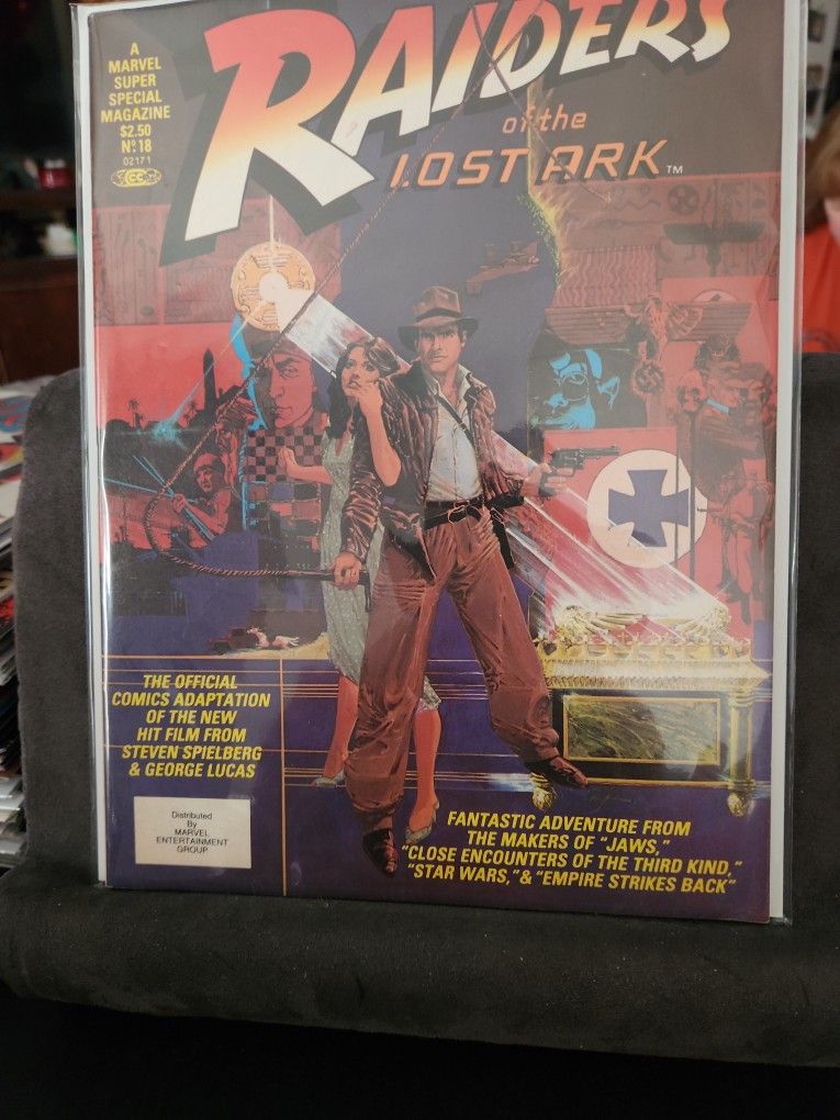 Marvel Super special magazine comic Raiders of the Lost Ark high grade