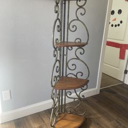 Multi Shelves Corner Table