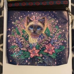 Crossbody Diamond Art Purse 