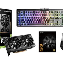 PC Graphics Card Mouse Keyboard PSU