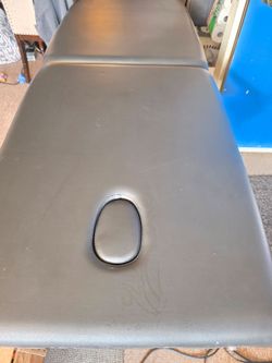 Massage Bed with sheets