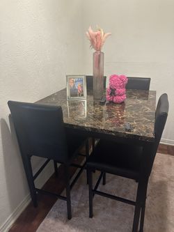 Table and chairs
