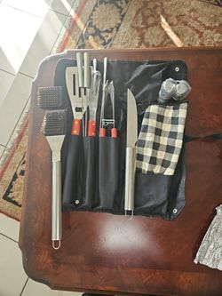 Barbecue Tool Utensil Set With Carry Case