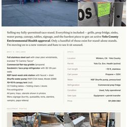 Taco stand - with permit