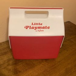 Vintage Little Playmate Personal Travel Cooler.          Mint