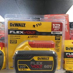 DEWALT FLEXVOLT 20V/60V MAX Lithium-Ion 12.0Ah Battery