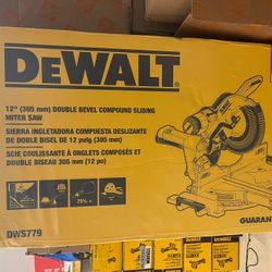 Price Firm DEWALT 15 Amp Corded 12 in. Double Bevel Sliding Compound Miter Saw, Blade Wrench and Material Clamp