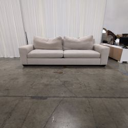 Pottery Barn Oatmeal Performance Slub Big Sur Sofa