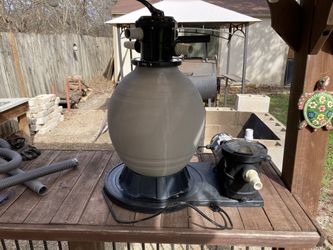 19” -1hp Sand Filter And Pump