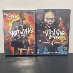The Art Of War II & III DVD Bundle NEW SEALED Martial Arts Movies Wesley Snipes