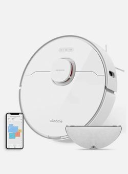 New in box Dreametech Bot L10 Pro Rechargeable HEPA Bagless Household Robot Vacuum And Mop, White