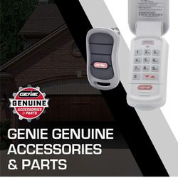 Genie Genuine Accessories Bundle - Combo Pack 3-Button Garage Door Opener Remote and Wireless Keypad (Brand New)