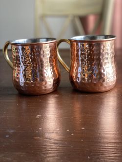 2-pc Copper Moscow Mule Mug Set