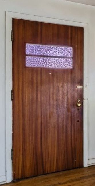 1950 Front Door  Mahogany Wood