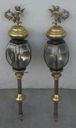 Antique Stickley Lamps