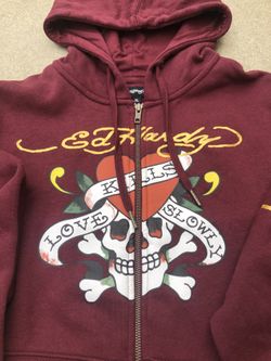 Ed hardy Crop Hoodie