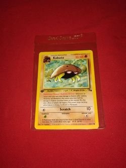 1999 Pokemon - Kabuto Game Card - 50/62