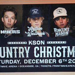 2 KSON Country Christmas Tickets 