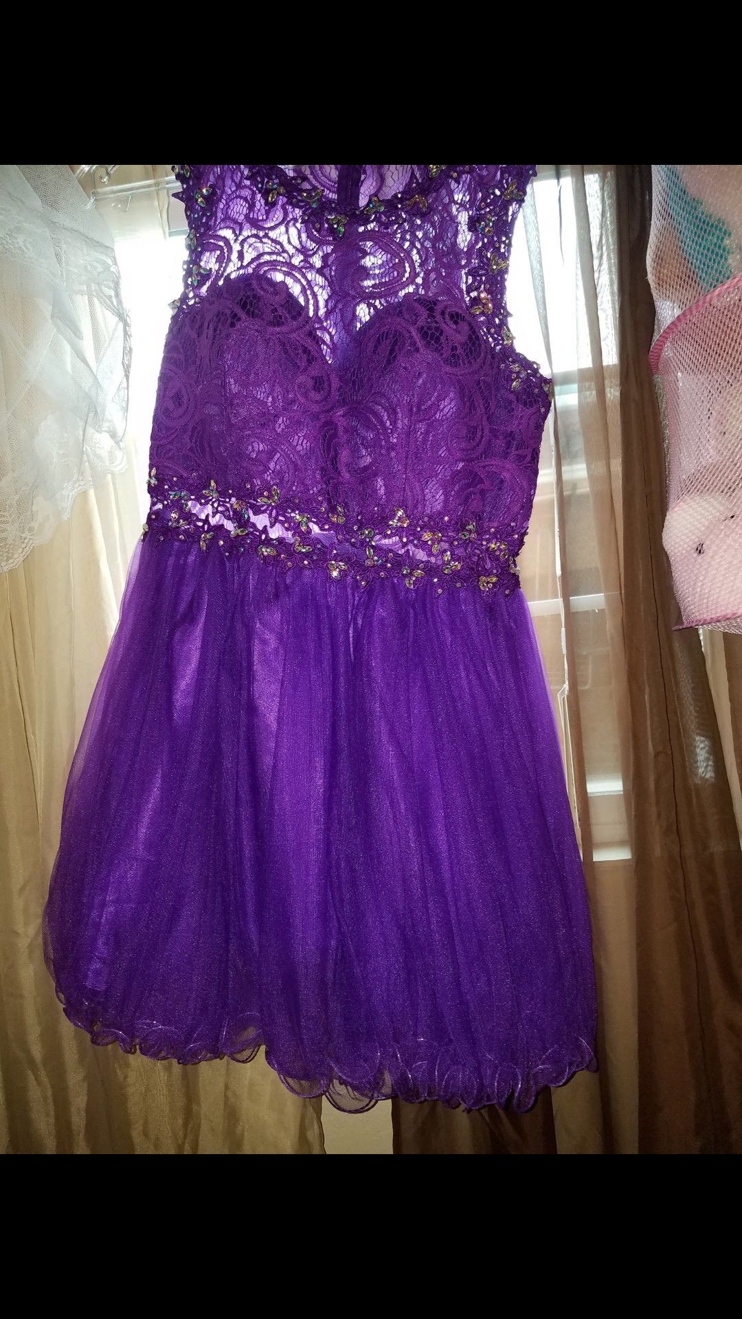 Purple Homecoming Dress Size Large