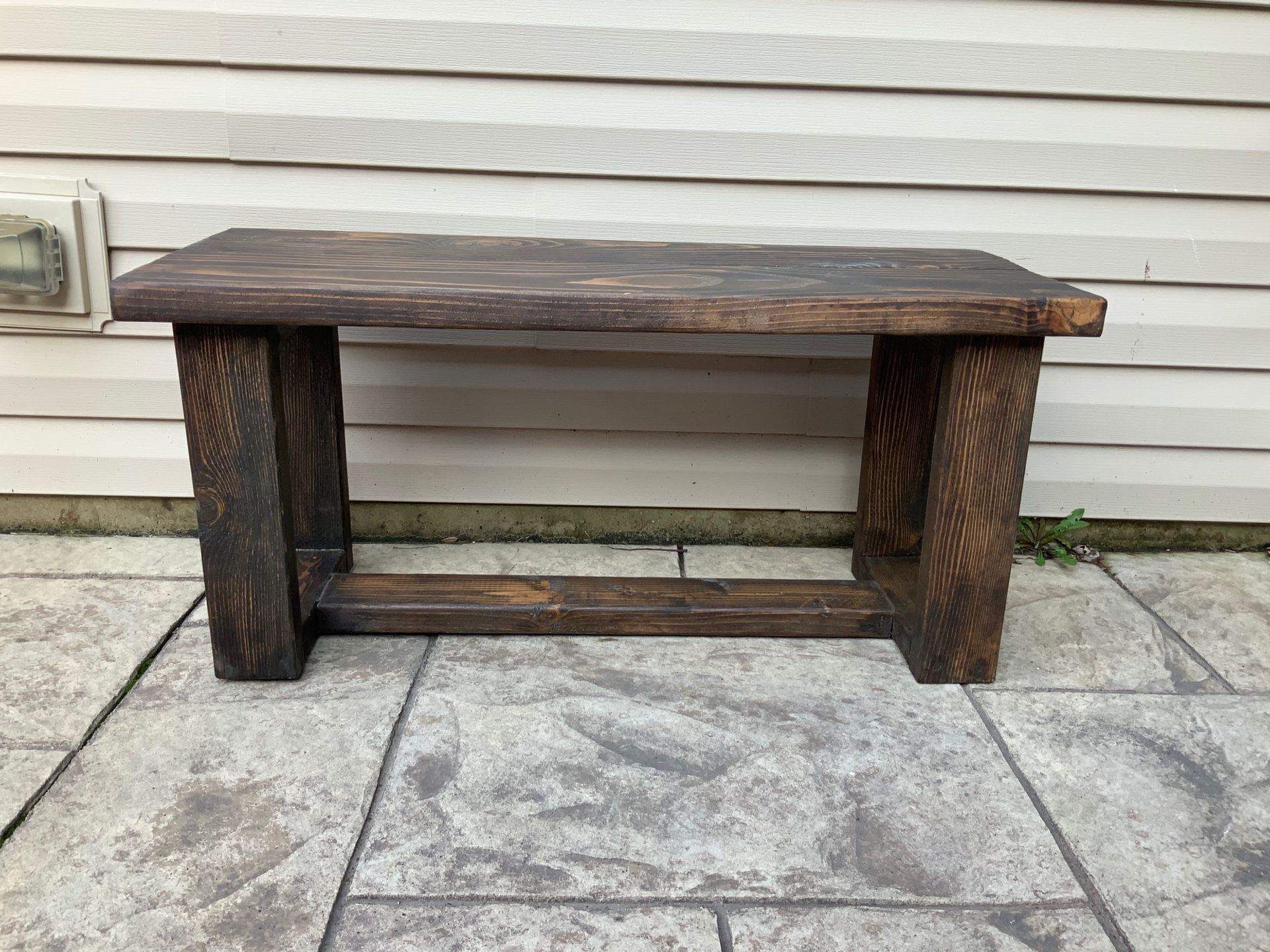🪵 Bench Indoor & Outdoor Wood Rustic Handmade