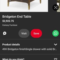 Bridgeton End Table 