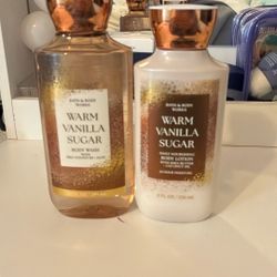 New body lotion and body wash