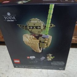 Star Wars Yoda Bust Lego Set 