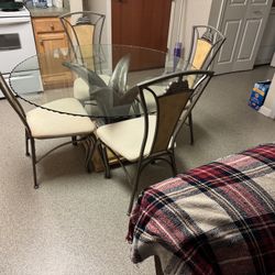 Glass Dining Table 