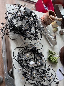 75ft of string lights , 3 ct 25ft