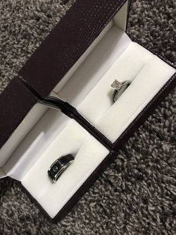 Engagement rings and wedding bands