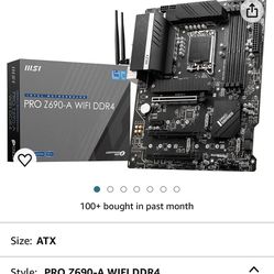 MSI PRO Z690-A WiFi DDR4 ProSeries Motherboard 